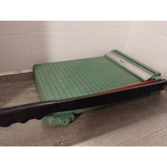 Vintage Premier Paper Cutter & Trimmer Model 210 Polyboard USA With Box - Picture 4 of 6